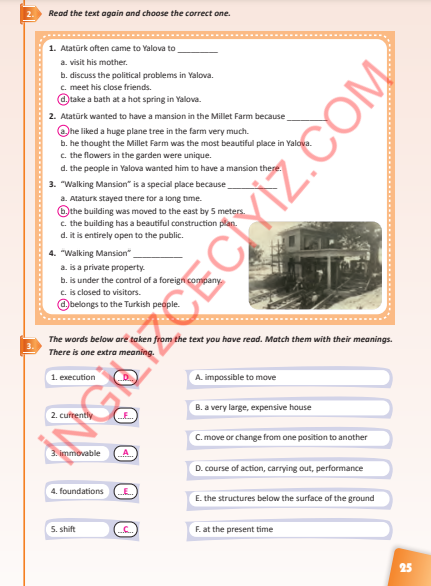 10. Sınıf Çalışma Kitabı Pasifik Yayınları İngilizce Ders Kitabı Sayfa 25 Cevapları 10. Sınıf Çalışma Kitabı Pasifik Yayınları İngilizce Ders Kitabı Sayfa 25 Cevapları