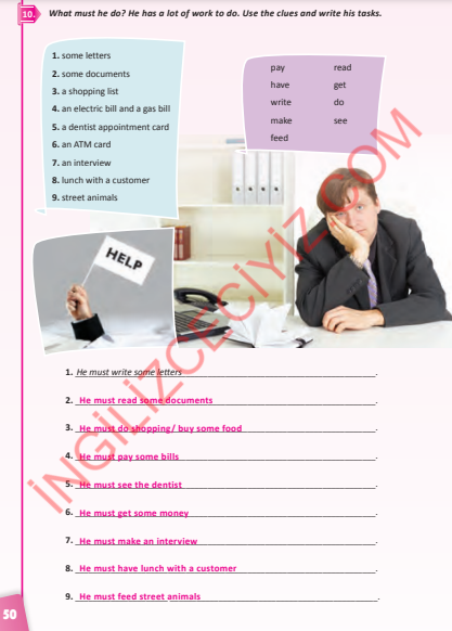 10. Sınıf Çalışma Kitabı Pasifik Yayınları İngilizce Ders Kitabı Sayfa 50 Cevapları 10. Sınıf Çalışma Kitabı Pasifik Yayınları İngilizce Ders Kitabı Sayfa 50 Cevapları