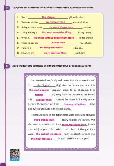 10. Sınıf Çalışma Kitabı Pasifik Yayınları İngilizce Ders Kitabı Sayfa 78 Cevapları 10. Sınıf Çalışma Kitabı Pasifik Yayınları İngilizce Ders Kitabı Sayfa 78 Cevapları