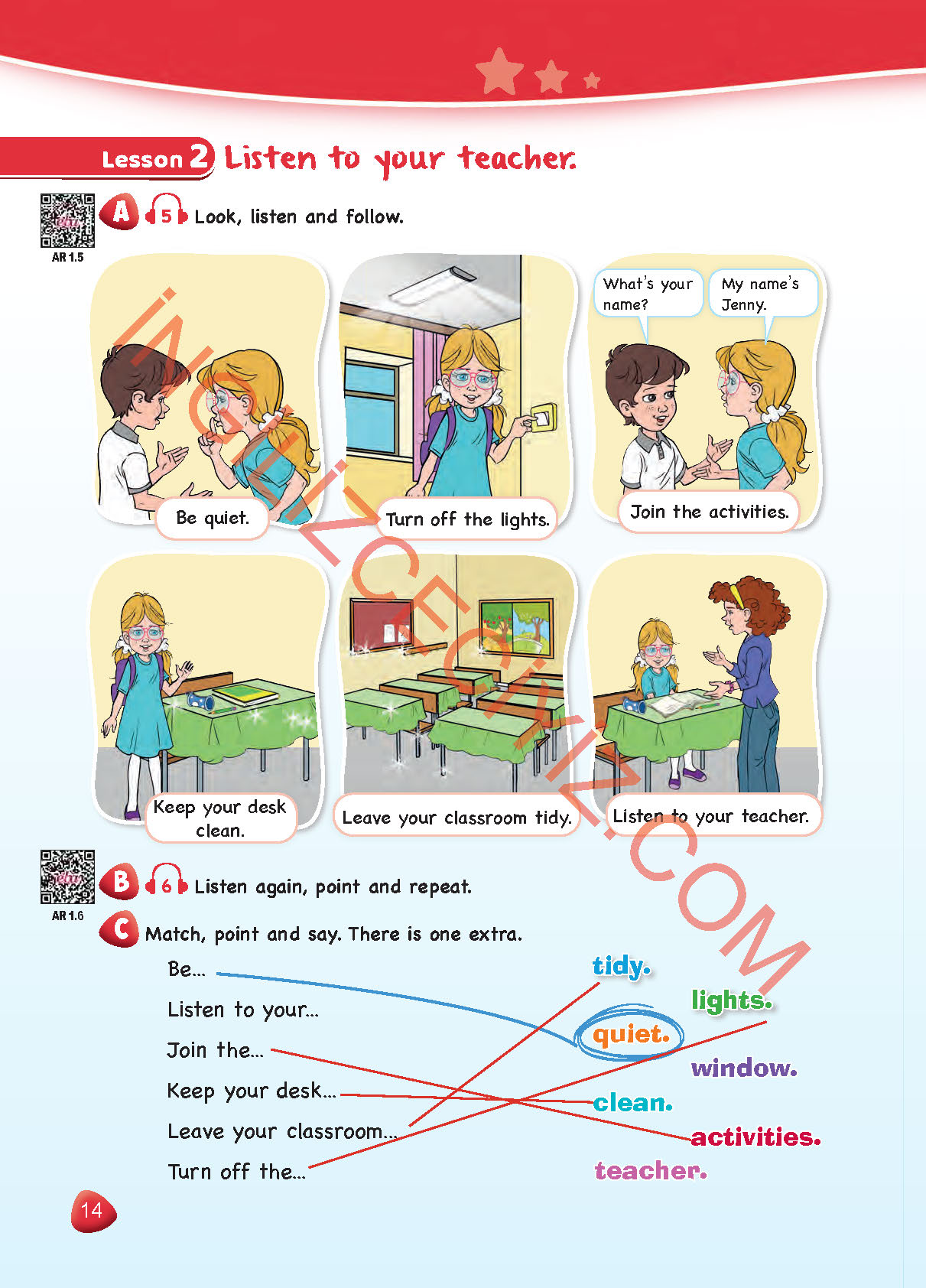 2. Sınıf Hecce Yayıncılık İngilizce Ders Kitabı Sayfa 14 Cevapları 2. Sınıf Hecce Yayıncılık İngilizce Ders Kitabı Sayfa 14 Cevapları