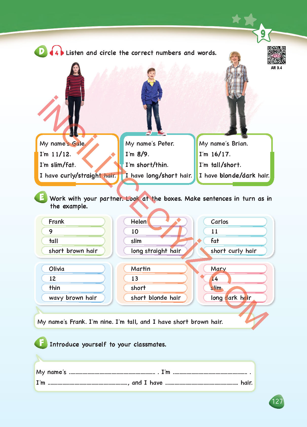 4. Sınıf Dikey Yayıncılık İngilizce Ders Kitabı Sayfa 127 Cevapları