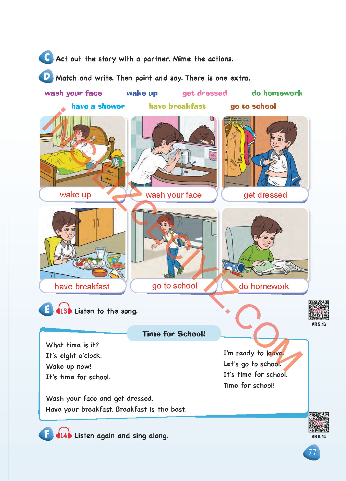 4. Sınıf Dikey Yayıncılık İngilizce Ders Kitabı Sayfa 77 Cevapları