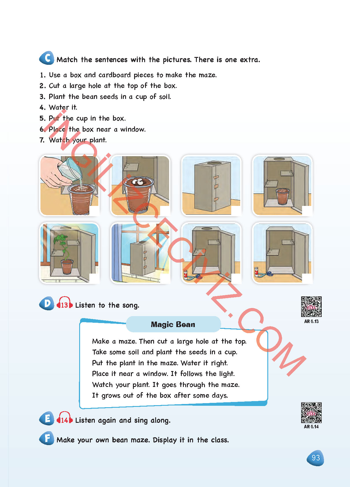 4. Sınıf Dikey Yayıncılık İngilizce Ders Kitabı Sayfa 93 Cevapları