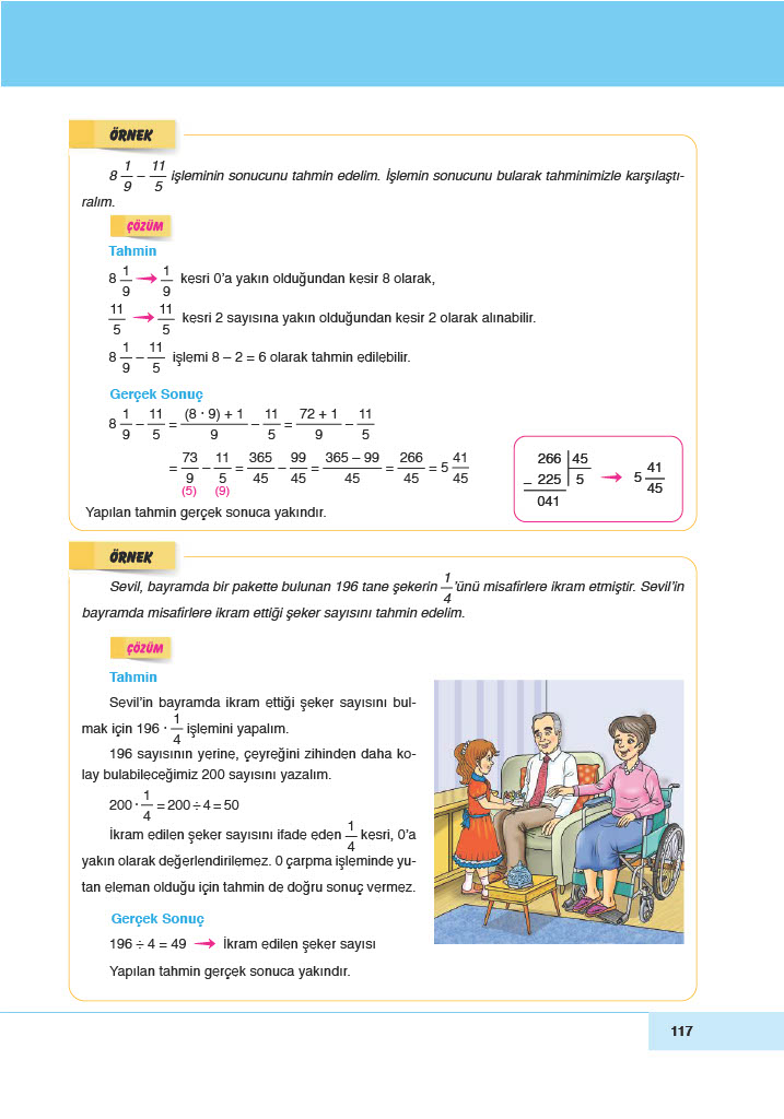 6. Sınıf Doğa Yayıncılık Matematik Ders Kitabı Sayfa 117 Cevapları