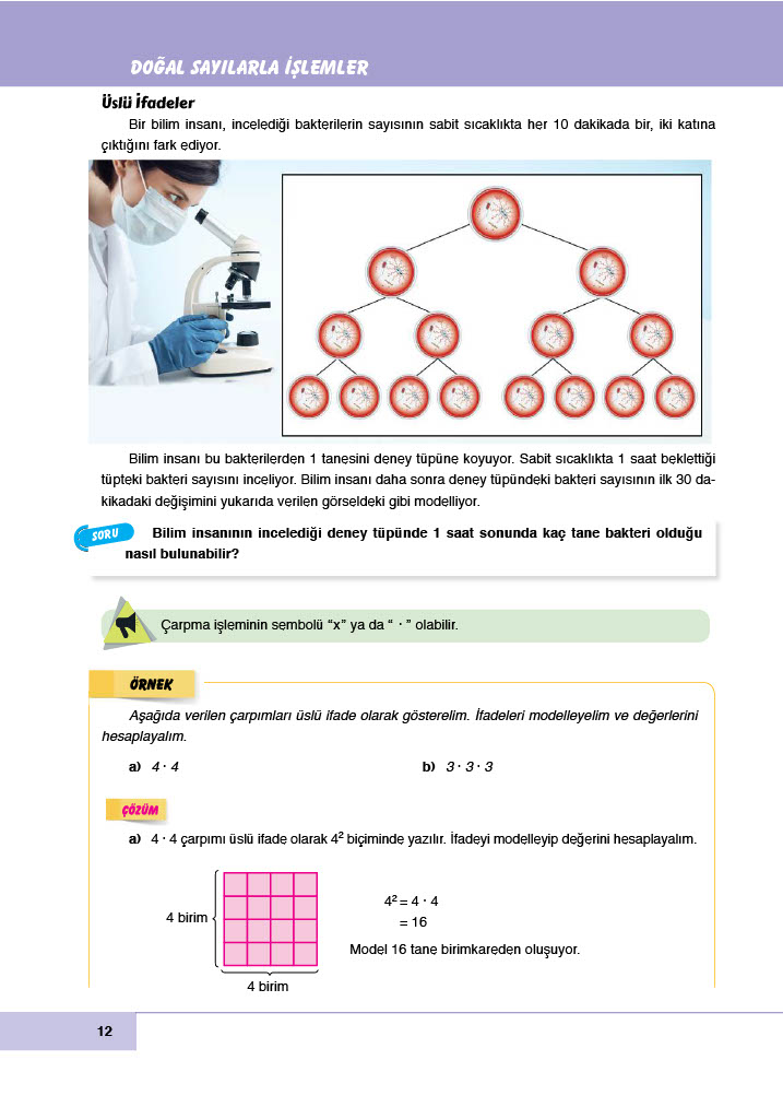 6. Sınıf Doğa Yayıncılık Matematik Ders Kitabı Sayfa 12 Cevapları