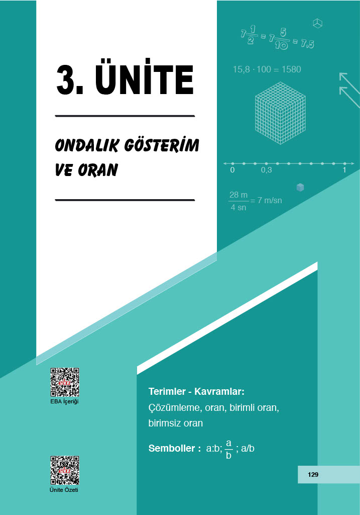 6. Sınıf Doğa Yayıncılık Matematik Ders Kitabı Sayfa 129 Cevapları