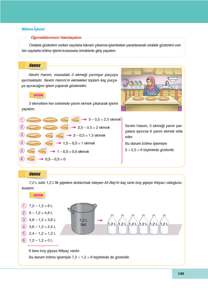 6. Sınıf Doğa Yayıncılık Matematik Ders Kitabı Sayfa 149 Cevapları