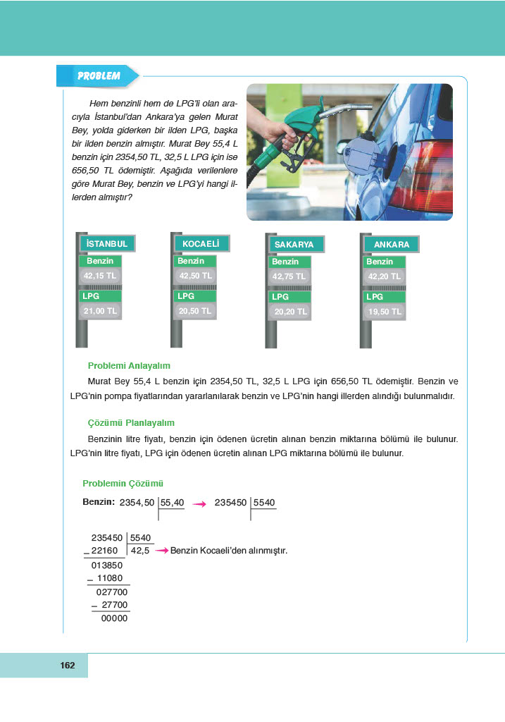 6. Sınıf Doğa Yayıncılık Matematik Ders Kitabı Sayfa 162 Cevapları