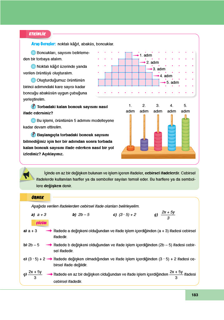 6. Sınıf Doğa Yayıncılık Matematik Ders Kitabı Sayfa 183 Cevapları