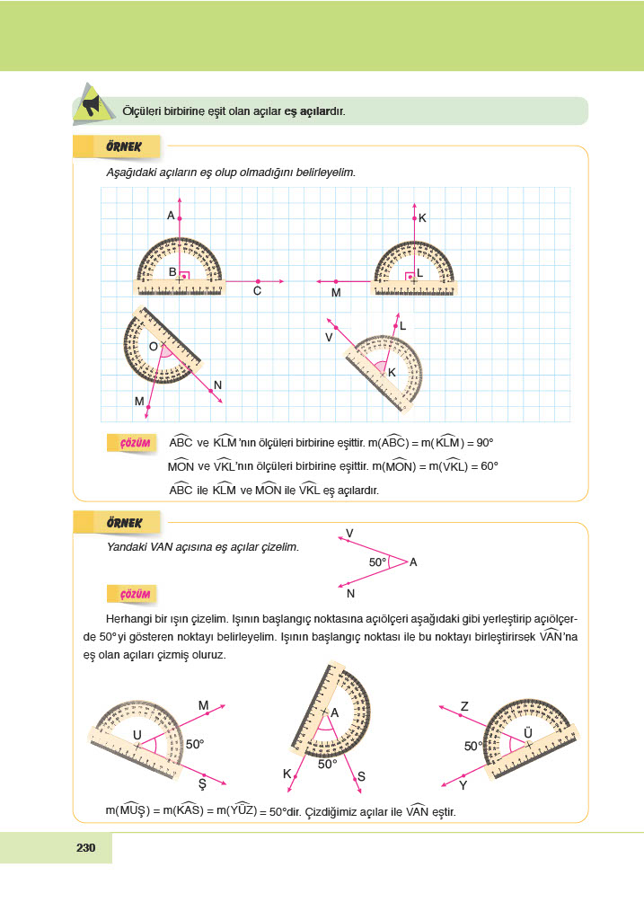 6. Sınıf Doğa Yayıncılık Matematik Ders Kitabı Sayfa 230 Cevapları