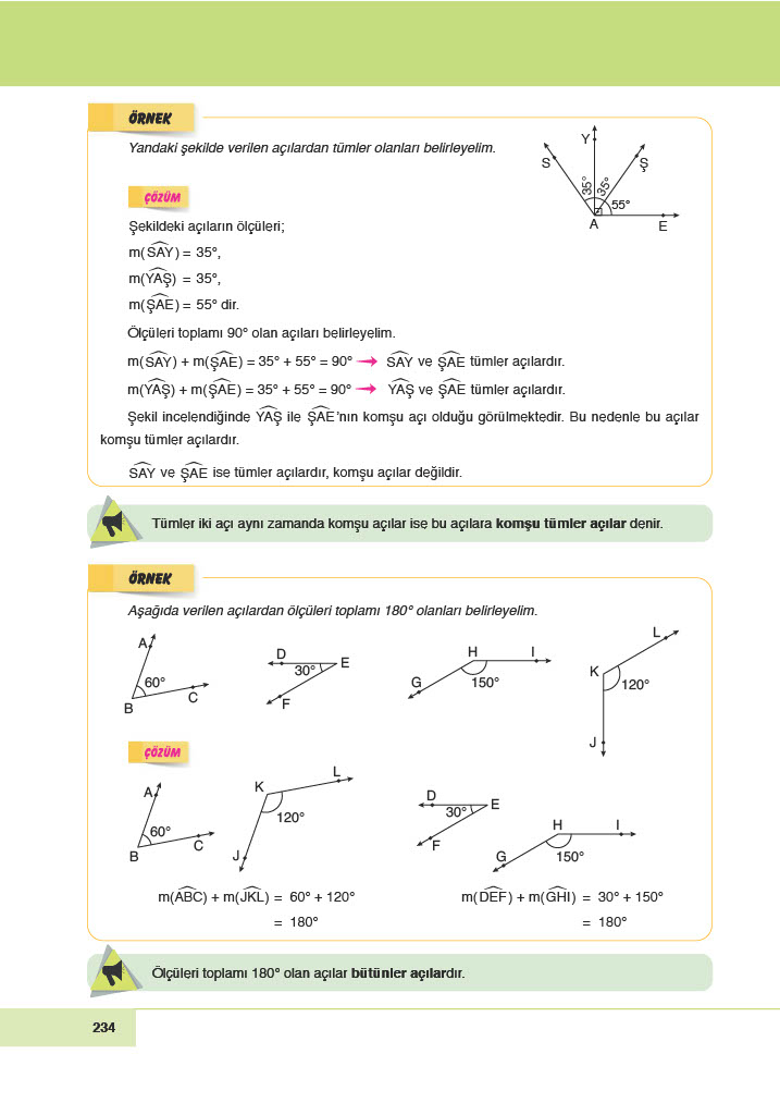 6. Sınıf Doğa Yayıncılık Matematik Ders Kitabı Sayfa 234 Cevapları