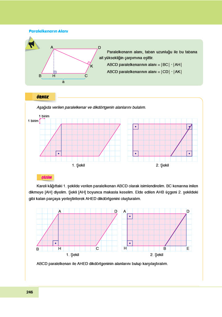 6. Sınıf Doğa Yayıncılık Matematik Ders Kitabı Sayfa 246 Cevapları