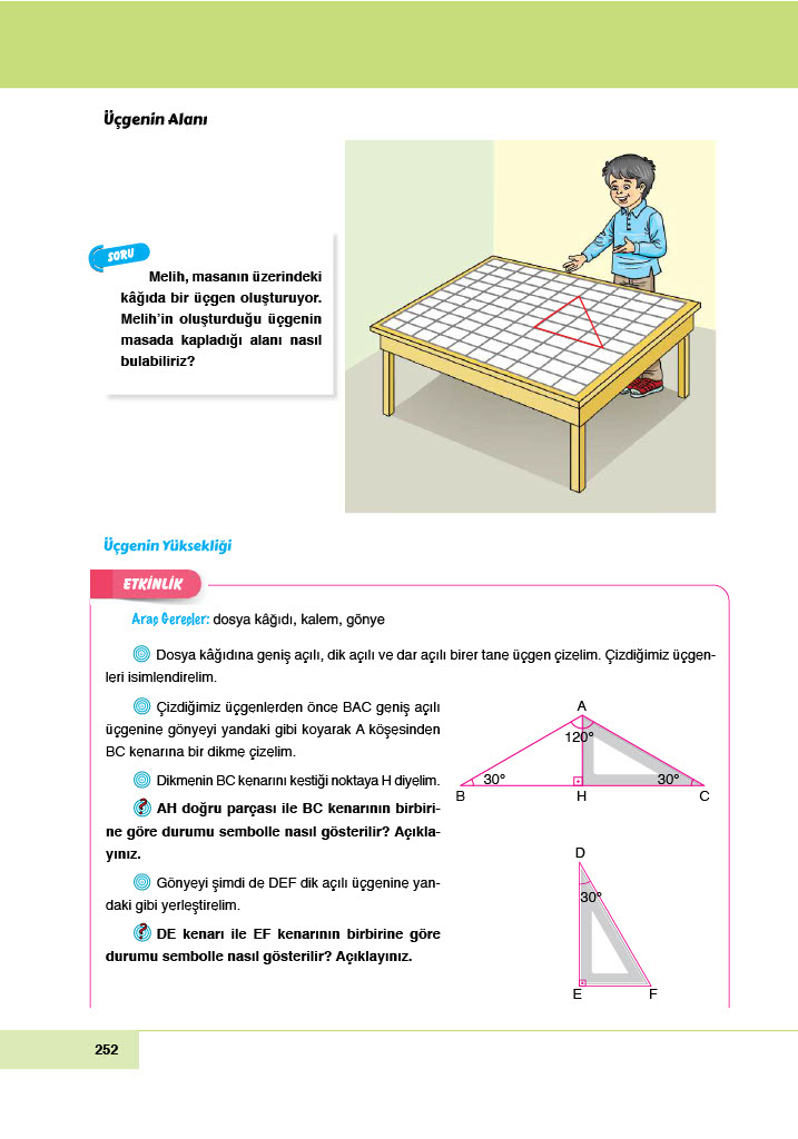 6. Sınıf Doğa Yayıncılık Matematik Ders Kitabı Sayfa 252 Cevapları