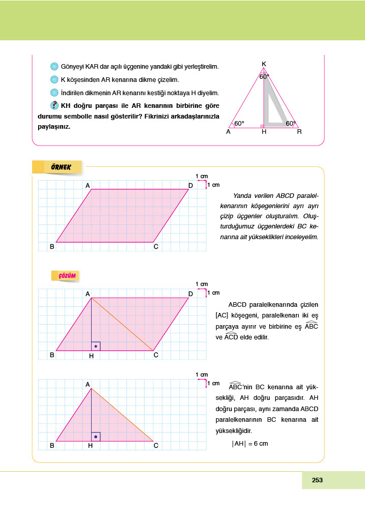 6. Sınıf Doğa Yayıncılık Matematik Ders Kitabı Sayfa 253 Cevapları