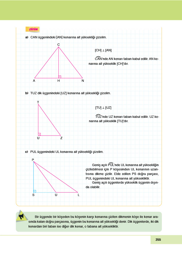 6. Sınıf Doğa Yayıncılık Matematik Ders Kitabı Sayfa 255 Cevapları