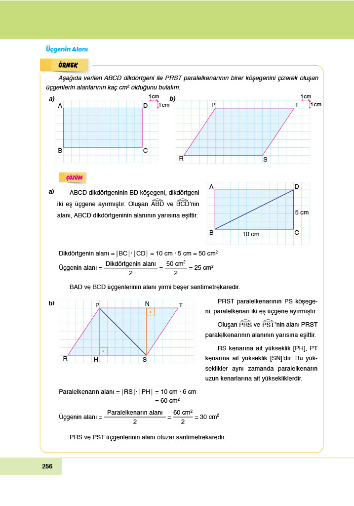 6. Sınıf Doğa Yayıncılık Matematik Ders Kitabı Sayfa 256 Cevapları