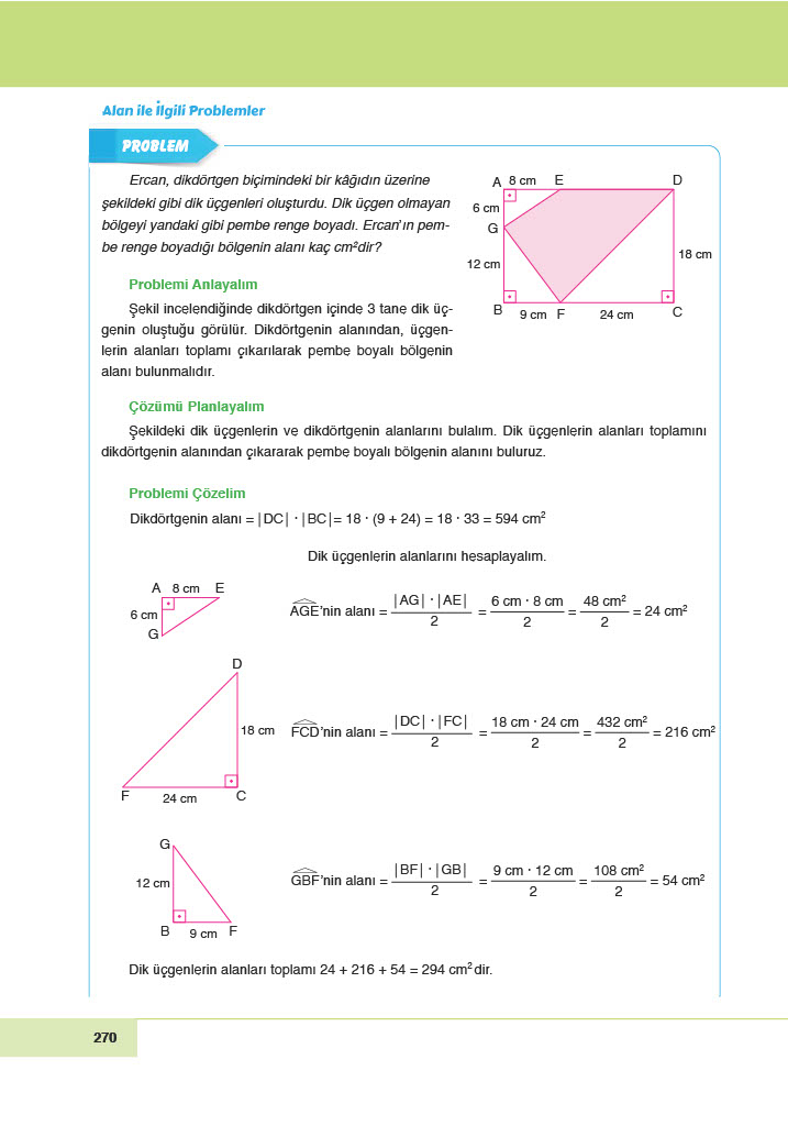 6. Sınıf Doğa Yayıncılık Matematik Ders Kitabı Sayfa 270 Cevapları