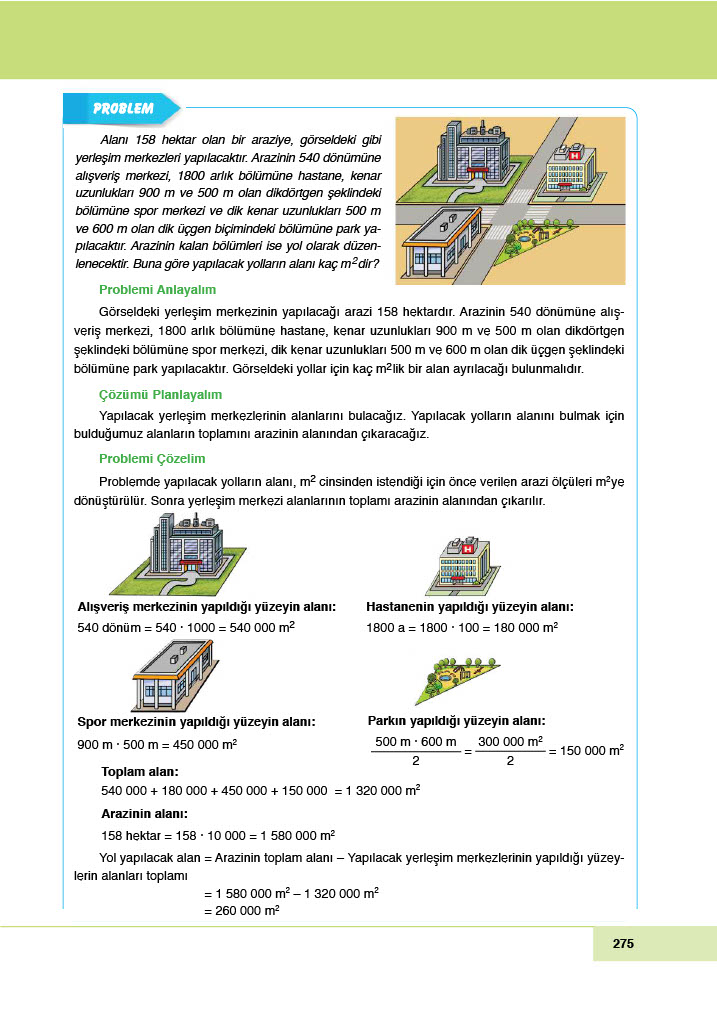 6. Sınıf Doğa Yayıncılık Matematik Ders Kitabı Sayfa 275 Cevapları