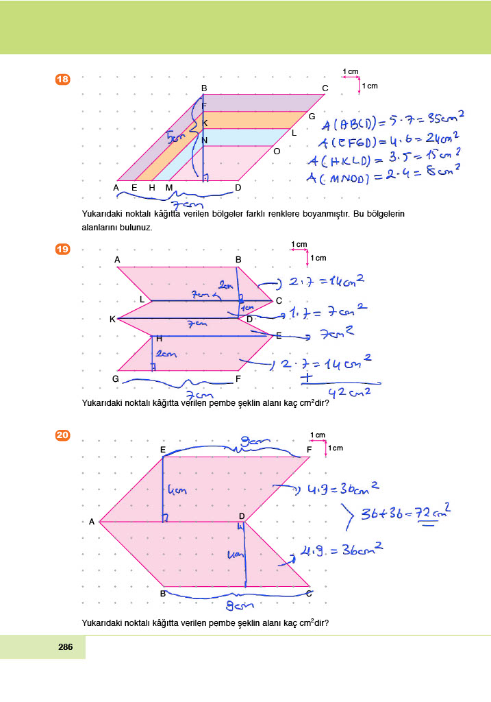 6. Sınıf Doğa Yayıncılık Matematik Ders Kitabı Sayfa 286 Cevapları
