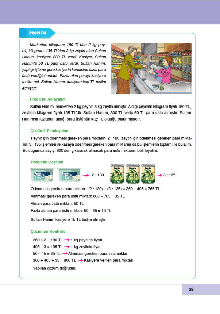 6. Sınıf Doğa Yayıncılık Matematik Ders Kitabı Sayfa 29 Cevapları