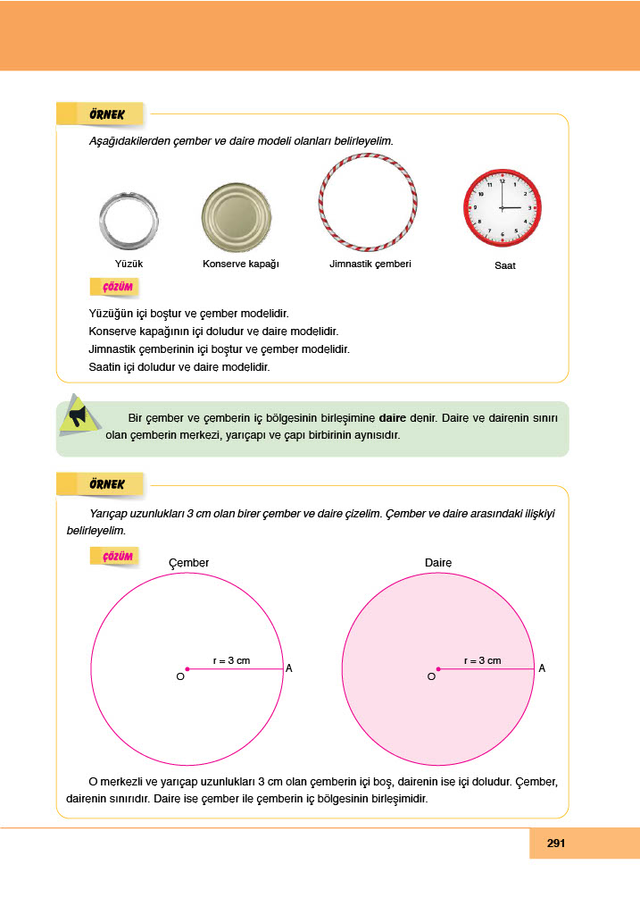 6. Sınıf Doğa Yayıncılık Matematik Ders Kitabı Sayfa 291 Cevapları