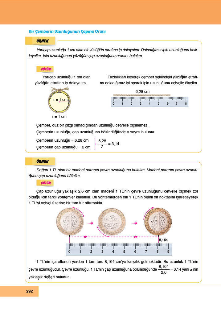 6. Sınıf Doğa Yayıncılık Matematik Ders Kitabı Sayfa 292 Cevapları