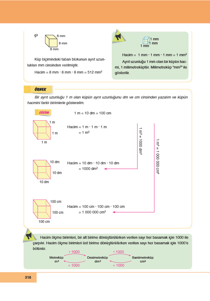 6. Sınıf Doğa Yayıncılık Matematik Ders Kitabı Sayfa 318 Cevapları