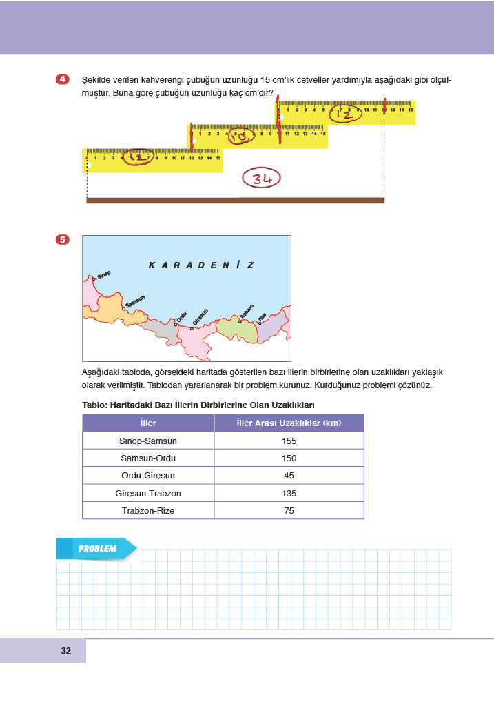 6. Sınıf Doğa Yayıncılık Matematik Ders Kitabı Sayfa 32 Cevapları