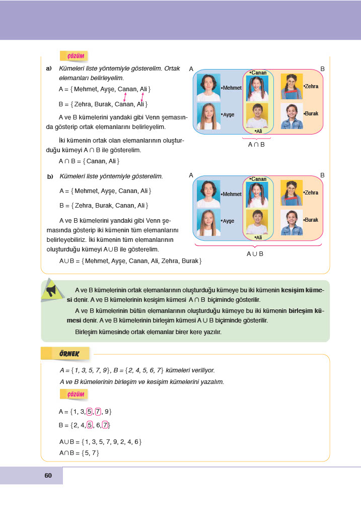 6. Sınıf Doğa Yayıncılık Matematik Ders Kitabı Sayfa 60 Cevapları