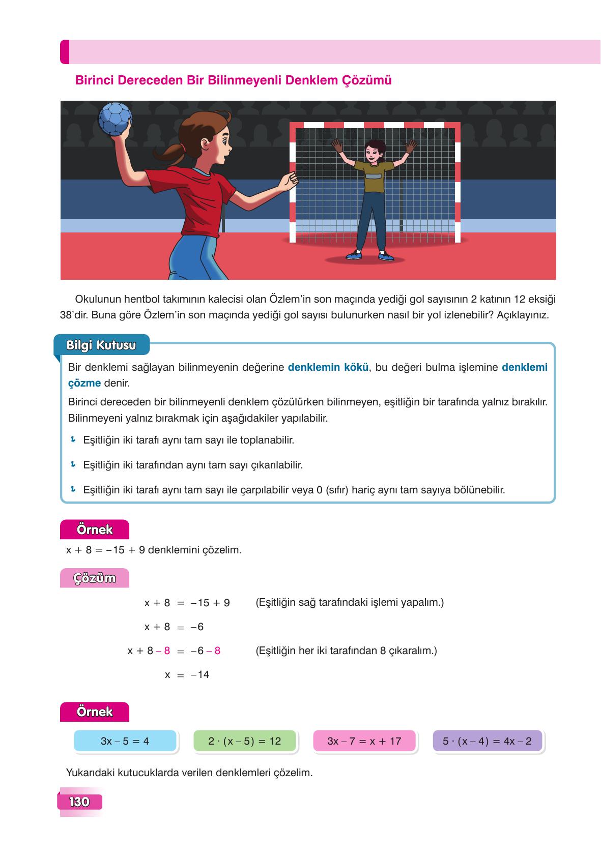 7. Sınıf Edat Yayınları Matematik Ders Kitabı Sayfa 130 Cevapları