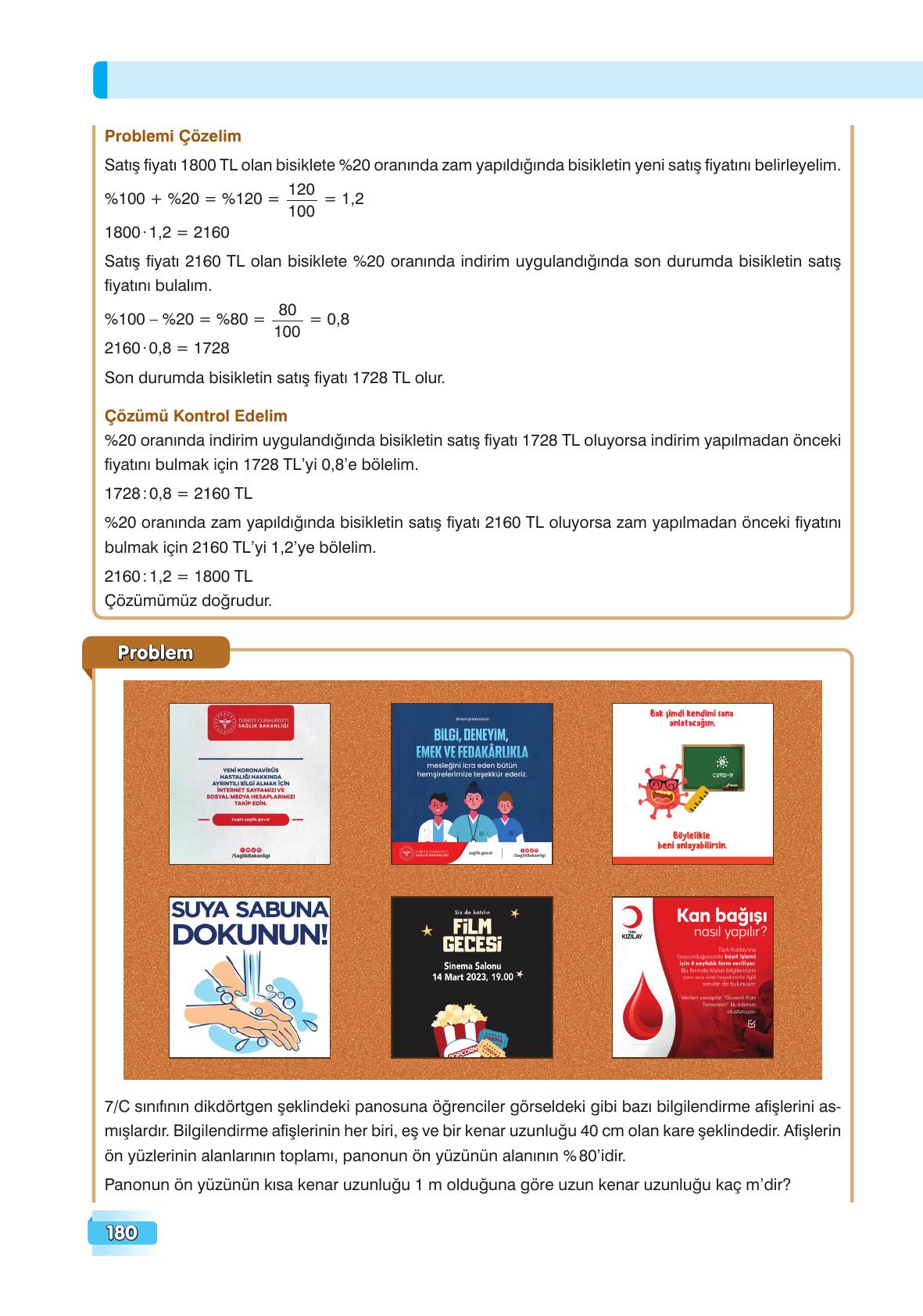 7. Sınıf Edat Yayınları Matematik Ders Kitabı Sayfa 180 Cevapları 7. Sınıf Edat Yayınları Matematik Ders Kitabı Sayfa 180 Cevapları