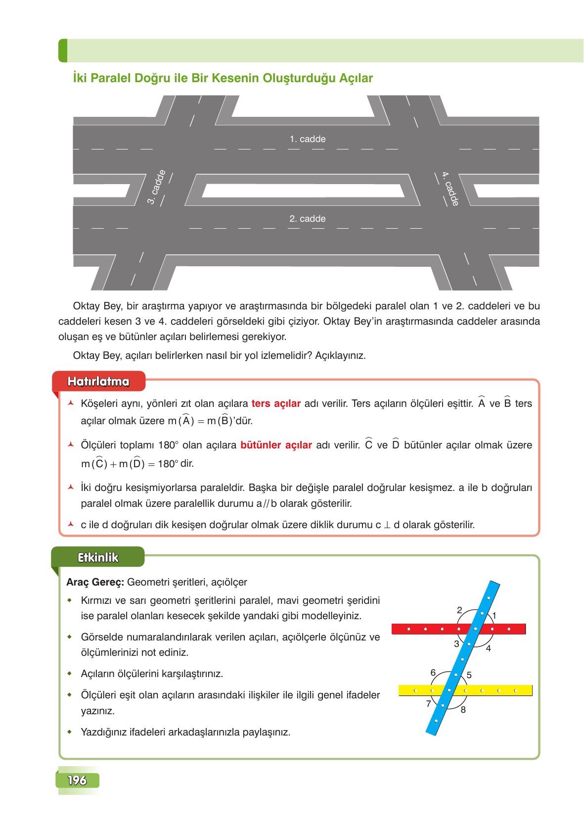 7. Sınıf Edat Yayınları Matematik Ders Kitabı Sayfa 196 Cevapları 7. Sınıf Edat Yayınları Matematik Ders Kitabı Sayfa 196 Cevapları