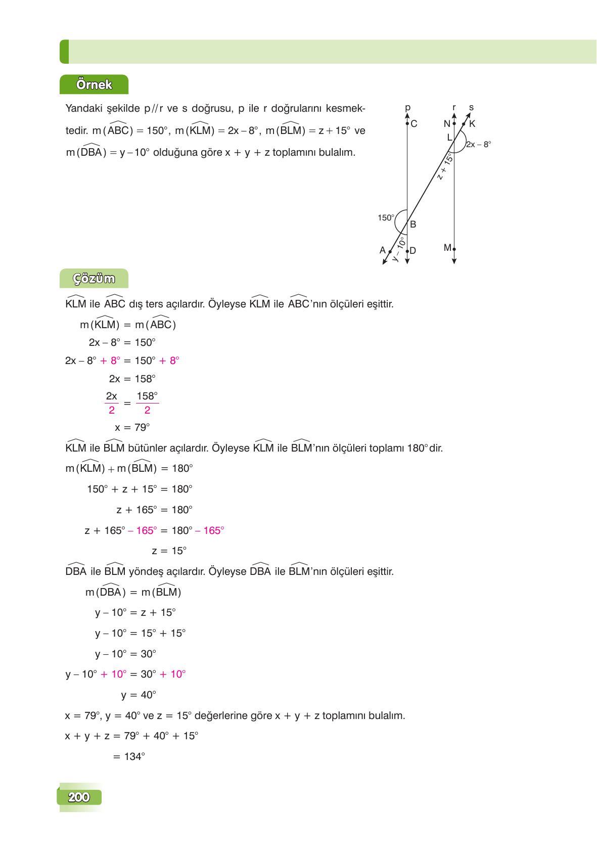 7. Sınıf Edat Yayınları Matematik Ders Kitabı Sayfa 200 Cevapları