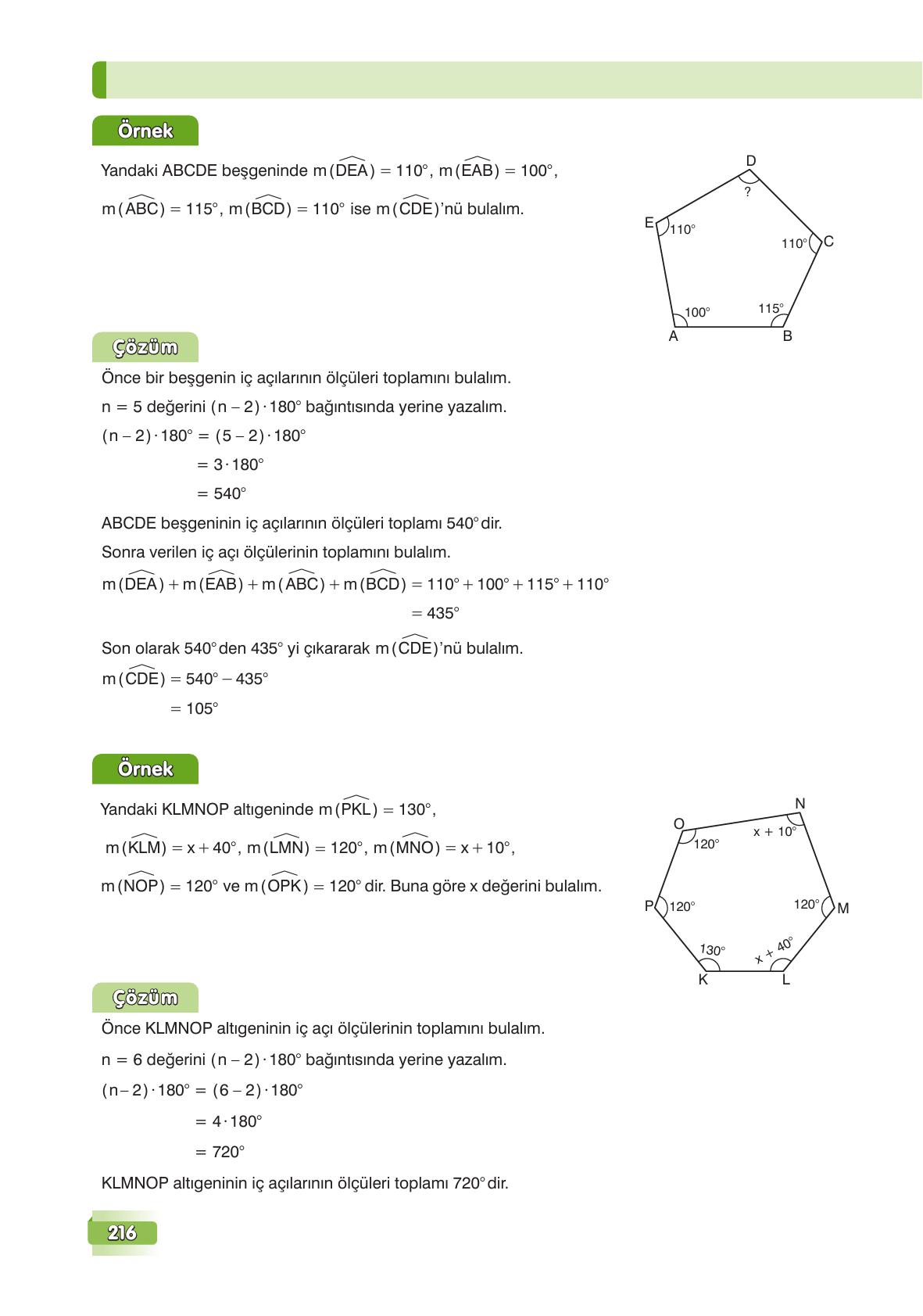 7. Sınıf Edat Yayınları Matematik Ders Kitabı Sayfa 216 Cevapları 7. Sınıf Edat Yayınları Matematik Ders Kitabı Sayfa 216 Cevapları