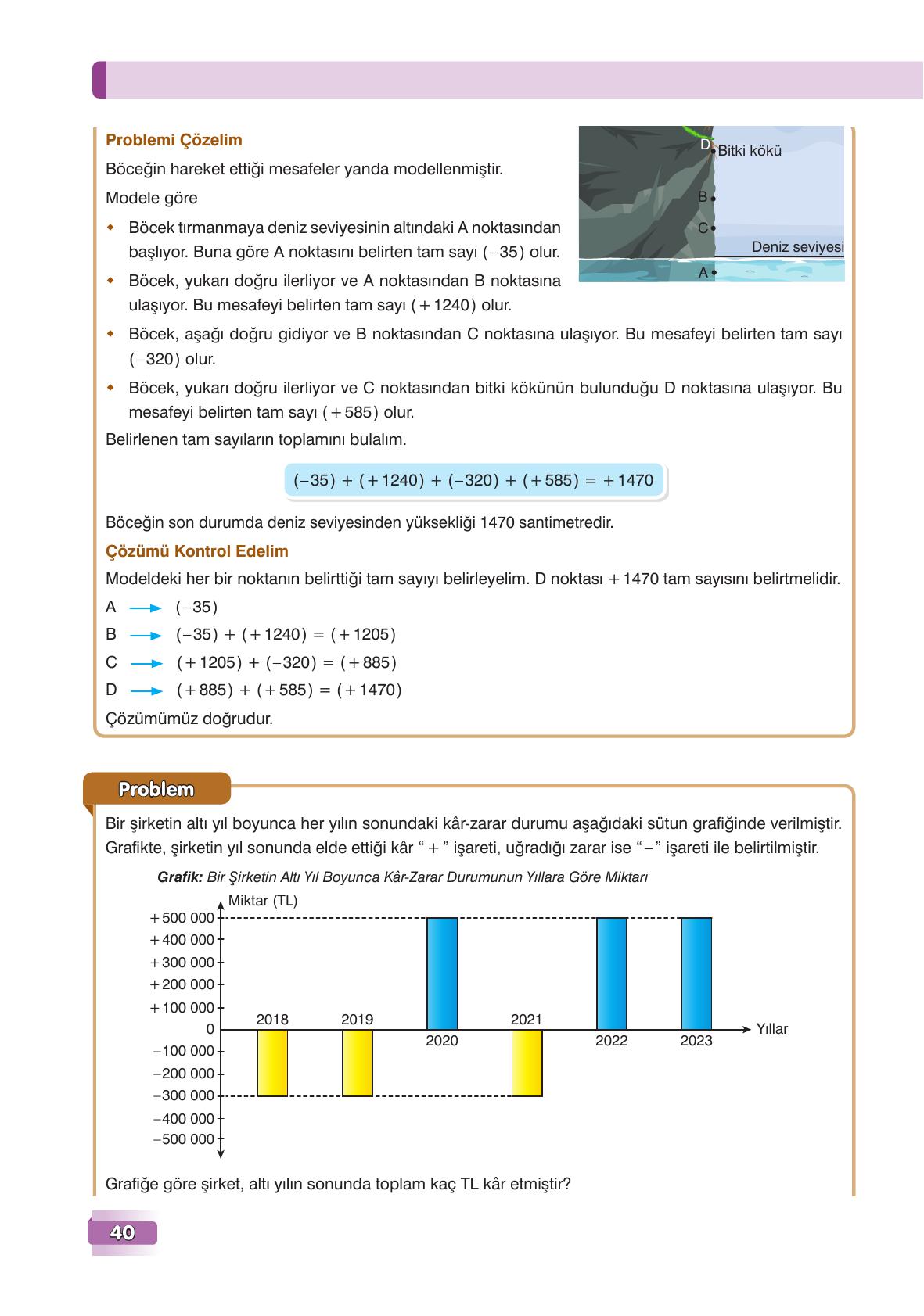 7. Sınıf Edat Yayınları Matematik Ders Kitabı Sayfa 40 Cevapları