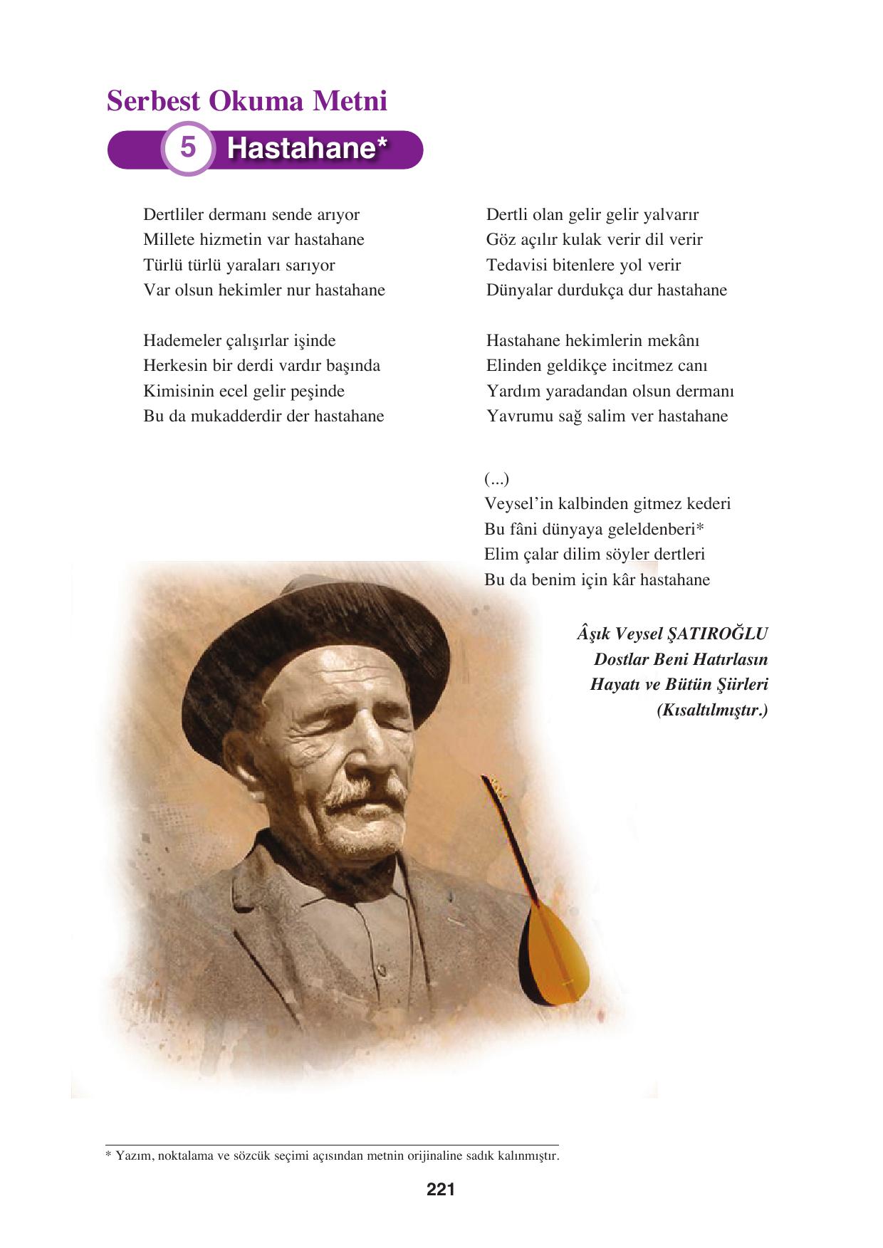 8. Sınıf Hecce Yayınları Türkçe Ders Kitabı Sayfa 221 Cevapları