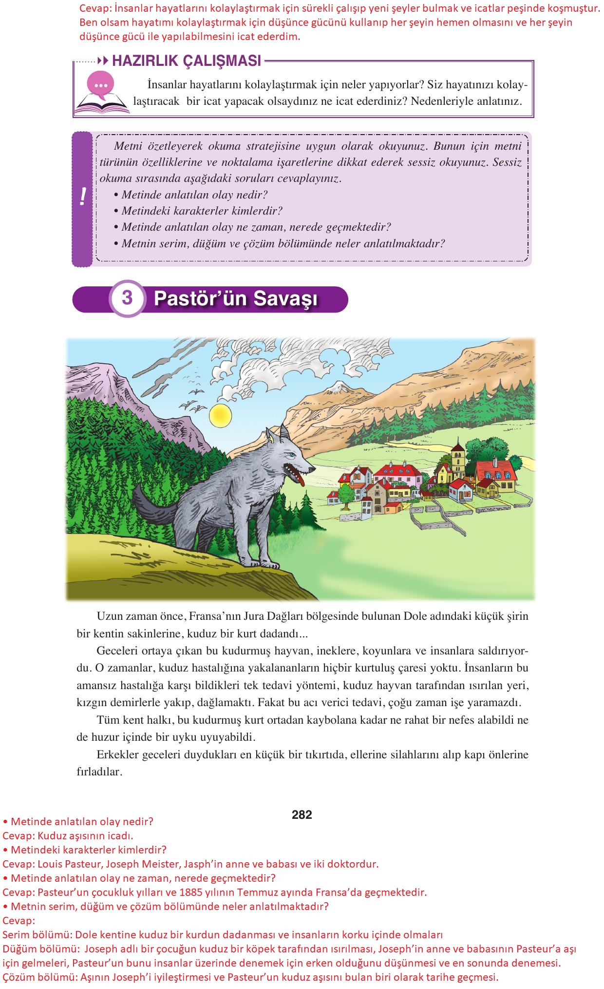8. Sınıf Hecce Yayınları Türkçe Ders Kitabı Sayfa 282 Cevapları 8. Sınıf Hecce Yayınları Türkçe Ders Kitabı Sayfa 282 Cevapları