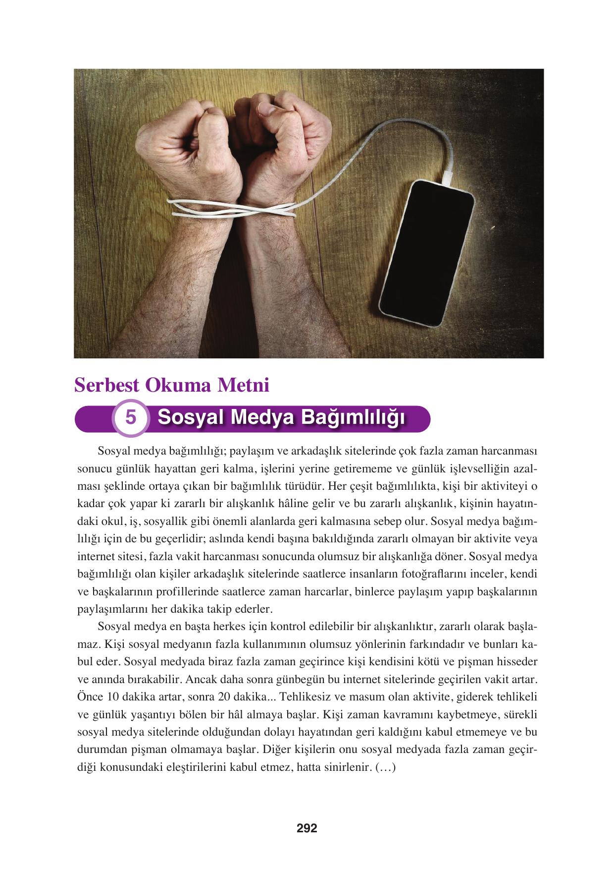 8. Sınıf Hecce Yayınları Türkçe Ders Kitabı Sayfa 292 Cevapları 8. Sınıf Hecce Yayınları Türkçe Ders Kitabı Sayfa 292 Cevapları