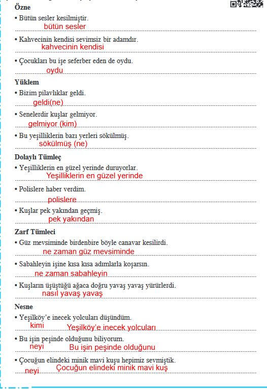 8. Sınıf Hecce Yayınları Türkçe Ders Kitabı Sayfa 77 Cevapları 8. Sınıf Hecce Yayınları Türkçe Ders Kitabı Sayfa 77 Cevapları