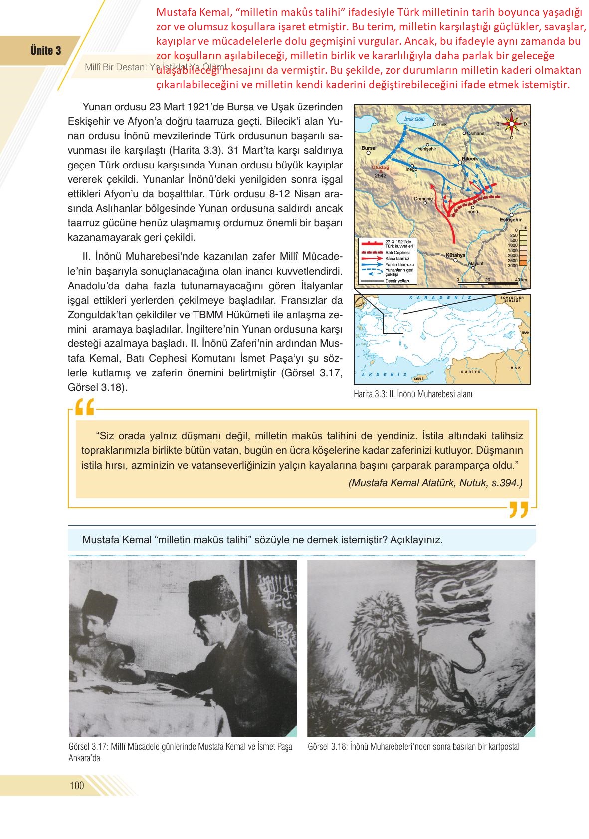 8. Sınıf Semih Ofset Sek Yayınları İnkılap Tarihi Ders Kitabı Sayfa 100 Cevapları 8. Sınıf Semih Ofset Sek Yayınları İnkılap Tarihi Ders Kitabı Sayfa 100 Cevapları