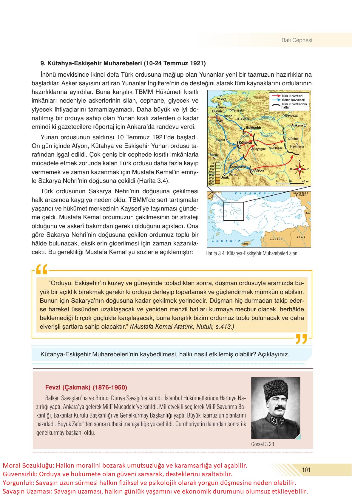 8. Sınıf Semih Ofset Sek Yayınları İnkılap Tarihi Ders Kitabı Sayfa 101 Cevapları 8. Sınıf Semih Ofset Sek Yayınları İnkılap Tarihi Ders Kitabı Sayfa 101 Cevapları