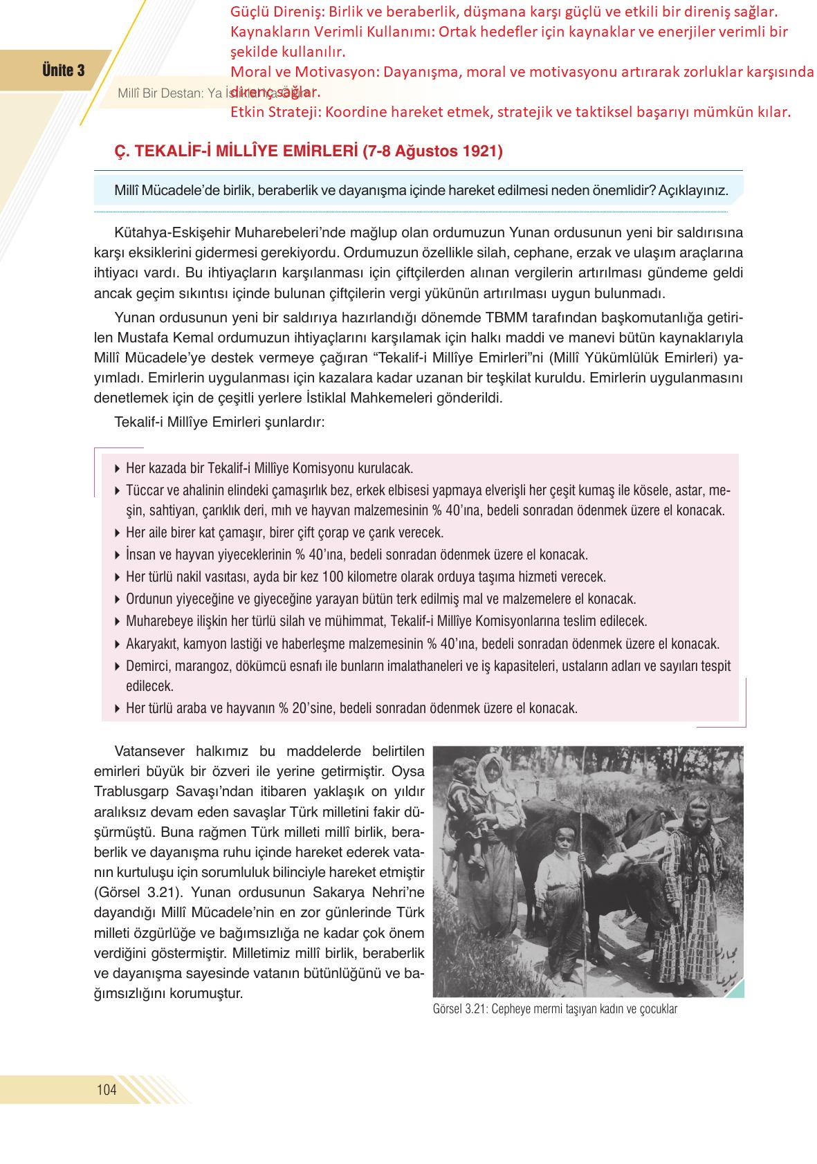 8. Sınıf Semih Ofset Sek Yayınları İnkılap Tarihi Ders Kitabı Sayfa 104 Cevapları 8. Sınıf Semih Ofset Sek Yayınları İnkılap Tarihi Ders Kitabı Sayfa 104 Cevapları