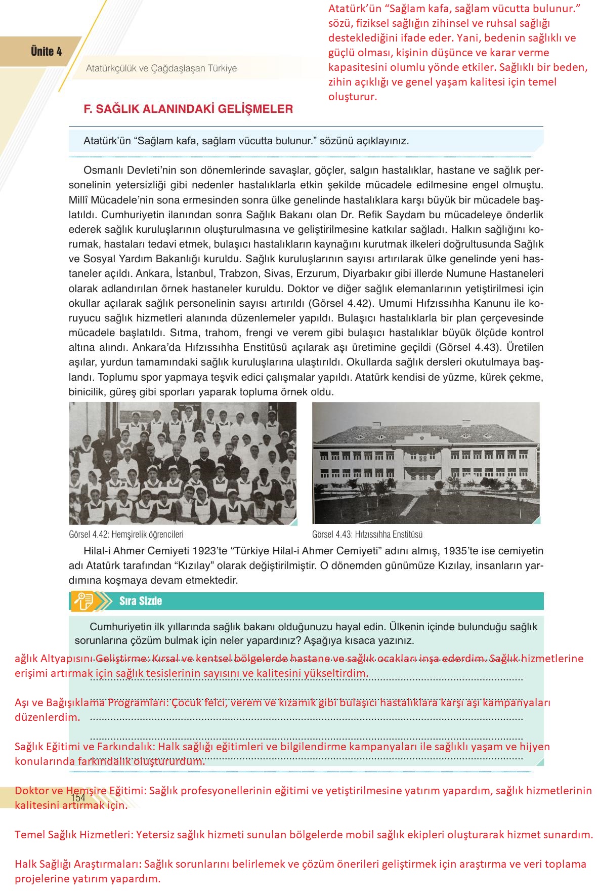 8. Sınıf Semih Ofset Sek Yayınları İnkılap Tarihi Ders Kitabı Sayfa 154 Cevapları 8. Sınıf Semih Ofset Sek Yayınları İnkılap Tarihi Ders Kitabı Sayfa 154 Cevapları