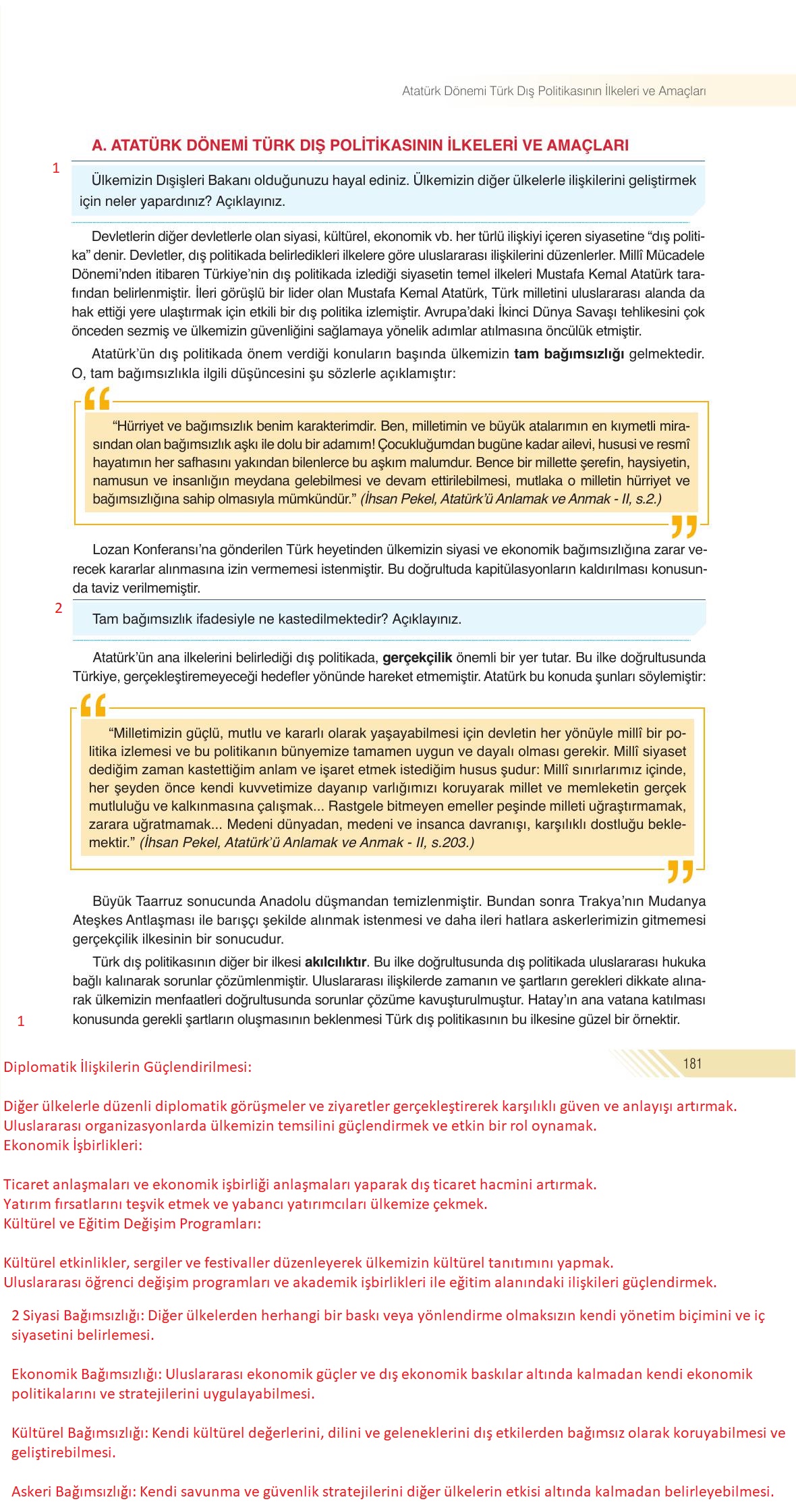 8. Sınıf Semih Ofset Sek Yayınları İnkılap Tarihi Ders Kitabı Sayfa 181 Cevapları 8. Sınıf Semih Ofset Sek Yayınları İnkılap Tarihi Ders Kitabı Sayfa 181 Cevapları