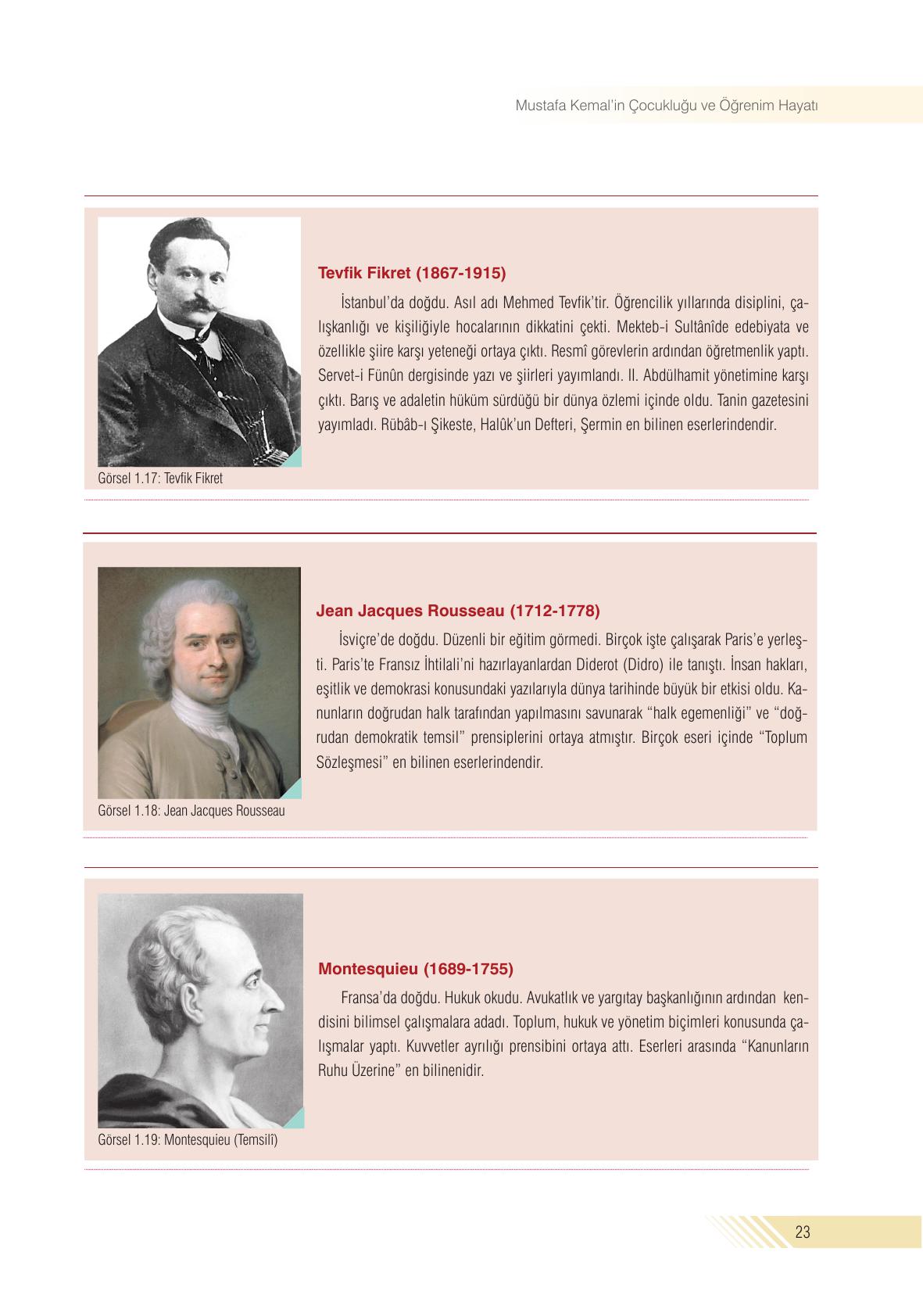 8. Sınıf Semih Ofset Sek Yayınları İnkılap Tarihi Ders Kitabı Sayfa 23 Cevapları