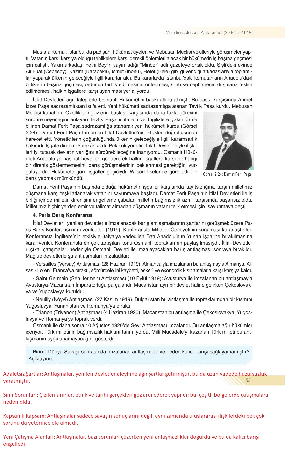 8. Sınıf Semih Ofset Sek Yayınları İnkılap Tarihi Ders Kitabı Sayfa 53 Cevapları 8. Sınıf Semih Ofset Sek Yayınları İnkılap Tarihi Ders Kitabı Sayfa 53 Cevapları