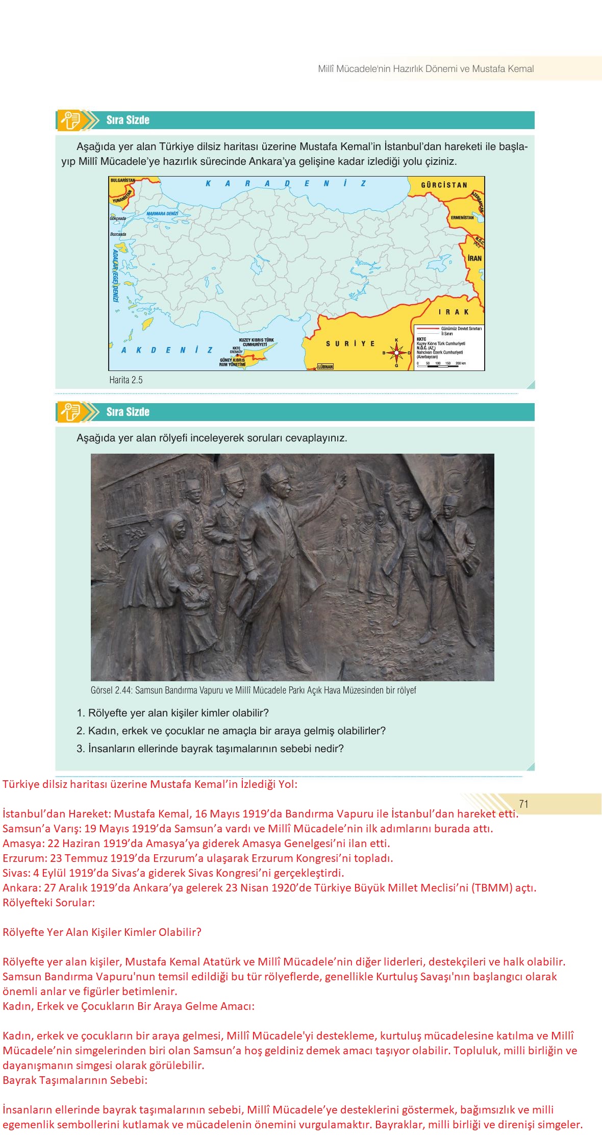 8. Sınıf Semih Ofset Sek Yayınları İnkılap Tarihi Ders Kitabı Sayfa 71 Cevapları 8. Sınıf Semih Ofset Sek Yayınları İnkılap Tarihi Ders Kitabı Sayfa 71 Cevapları