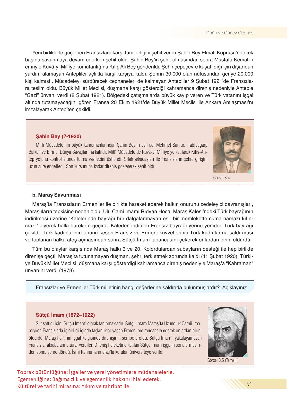 8. Sınıf Semih Ofset Sek Yayınları İnkılap Tarihi Ders Kitabı Sayfa 91 Cevapları 8. Sınıf Semih Ofset Sek Yayınları İnkılap Tarihi Ders Kitabı Sayfa 91 Cevapları